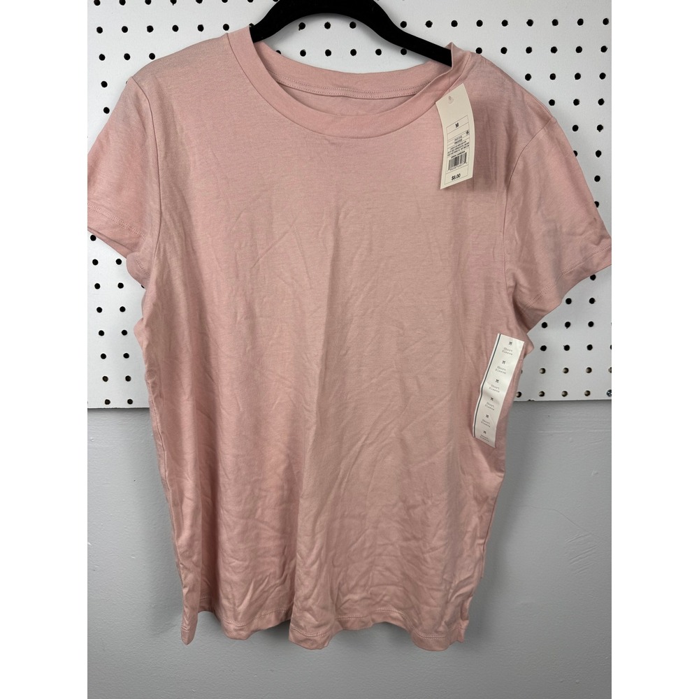 A New Day Womens Short Sleeve Crewneck T-Shirt Pink Size M NWT
